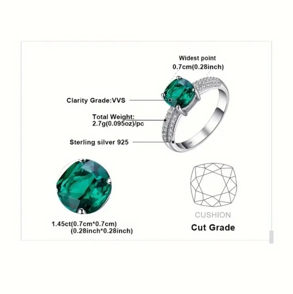 S925 Sterling Silver Ring - Picture 6 of 8